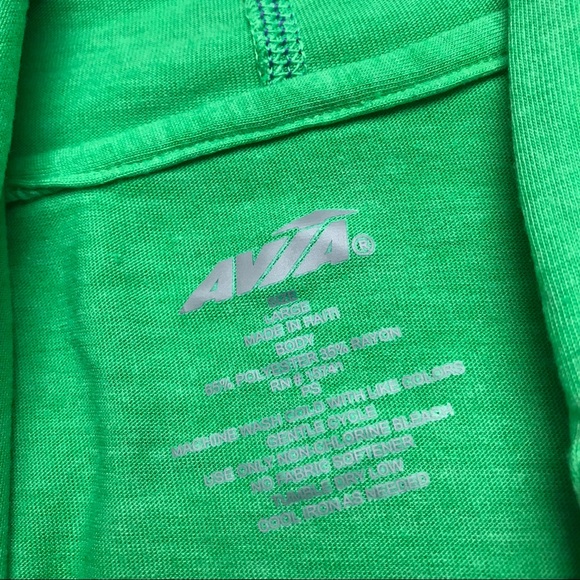 AVIA Green Light Long Sleeve Hooded Pullover Top - Picture 4 of 4